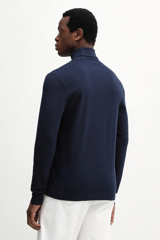 Odzież Lacoste longsleeve bawełniany UH2828 granatowy
