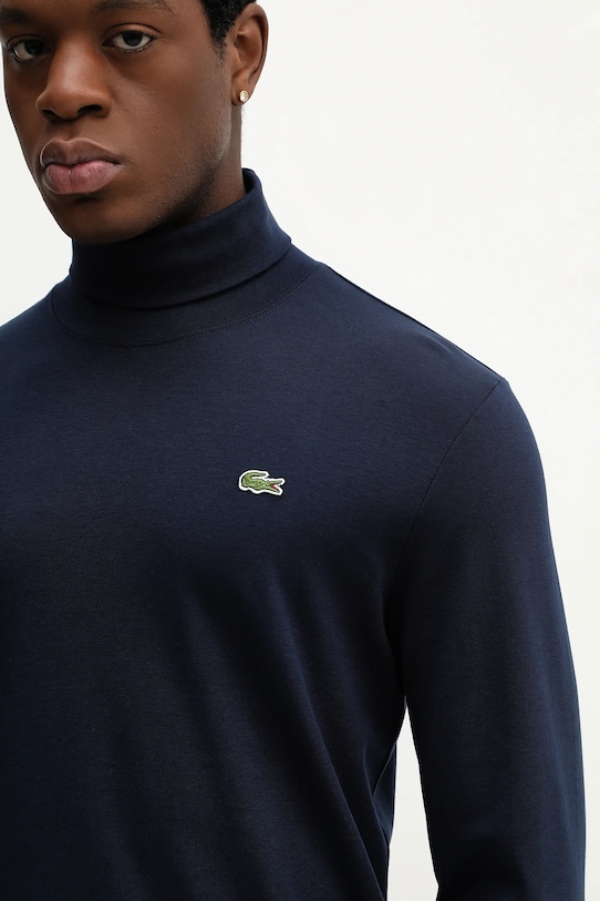 Lacoste longsleeve bawełniany granatowy UH2828