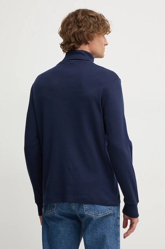 Ruházat Lacoste pamut hosszúujjú UH2828 sötétkék