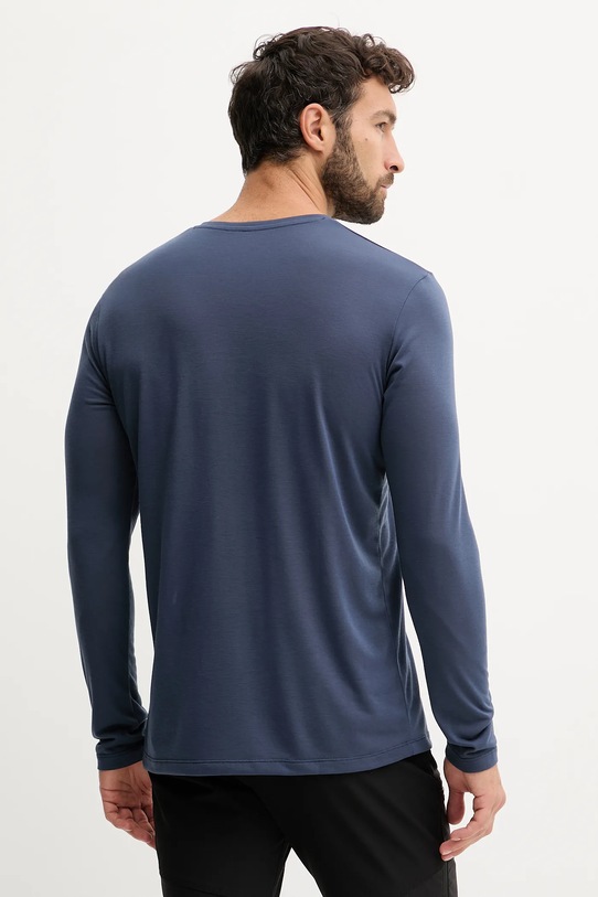 Odzież Jack Wolfskin longsleeve sportowy Vonnan A60291 granatowy