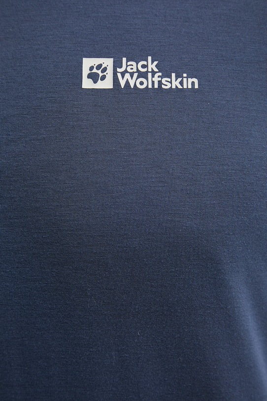 Jack Wolfskin longsleeve sportowy Vonnan A60291 granatowy
