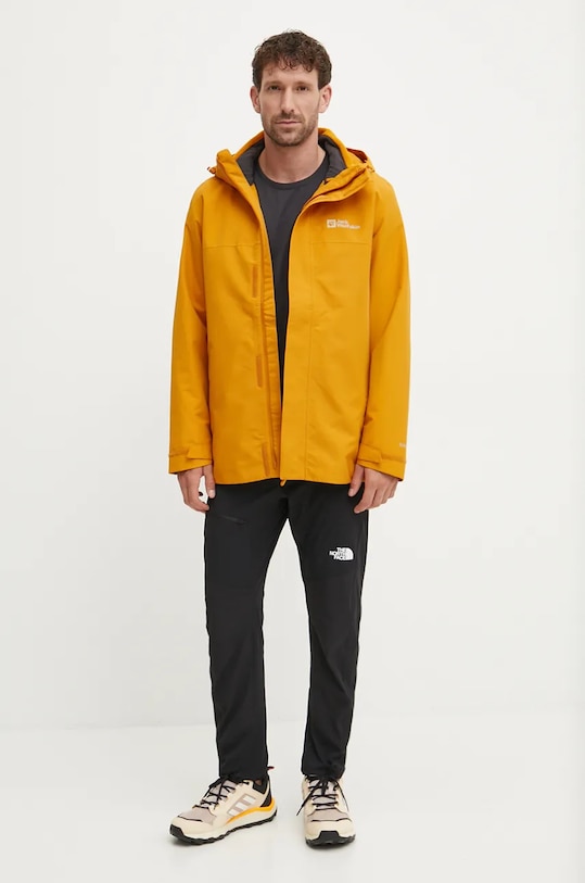 Jack Wolfskin longsleeve sport Vonnan A60291 negru AW25