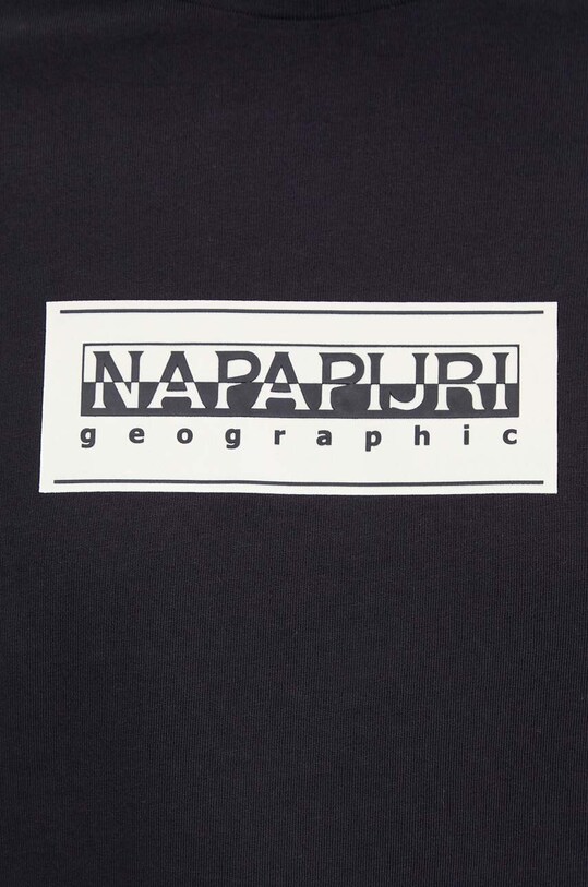 Napapijri cotton longsleeve top S-Suze NP0A4I3M0411 black