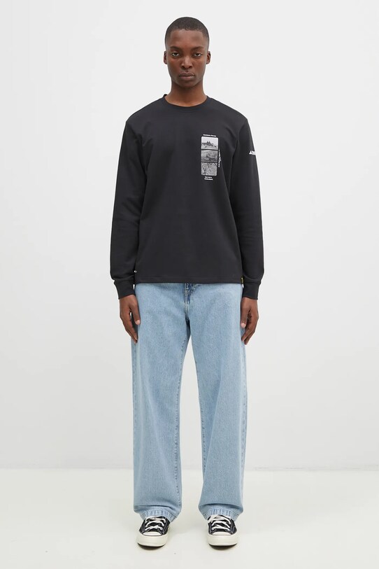 Лонгслив adidas Nattional Geographic Unitefit GFX IX5613 чёрный