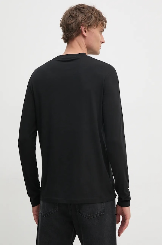 Oblečení Tričko s dlouhým rukávem Karl Lagerfeld 544221.755058 černá