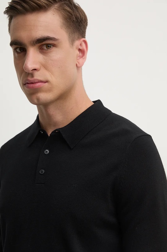 Vlněný svetr Michael Kors černá CF460F67AP