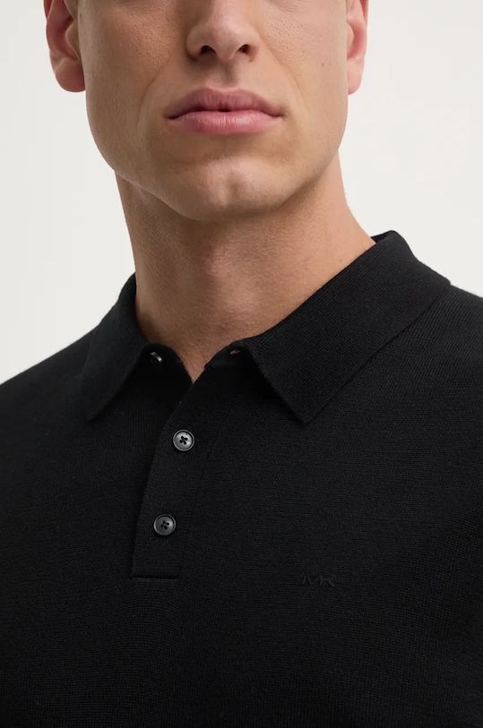 Vlněný svetr Michael Kors CF460F67AP černá