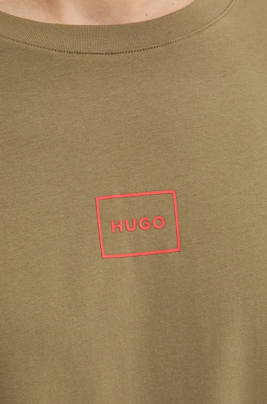 HUGO longsleeve lounge zielony 50525229