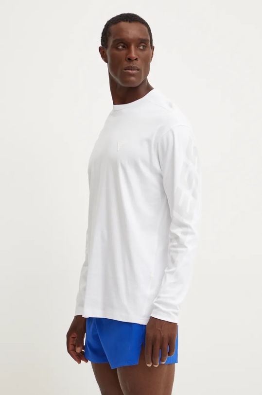 Guess longsleeve bawełniany ANSER bawełna biały Z4BI06.KCE60