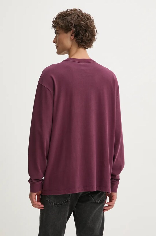 Îmbrăcăminte Levi's longsleeve din bumbac A9247 burgundia