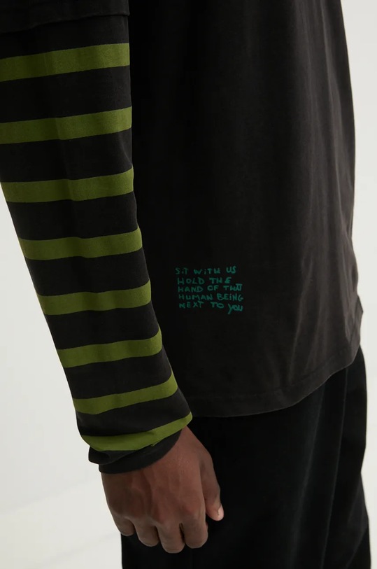 Desigual longsleeve din bumbac PAUL 24WMTK22