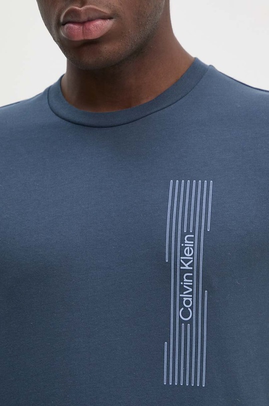 Calvin Klein longsleeve bawełniany granatowy K10K113589