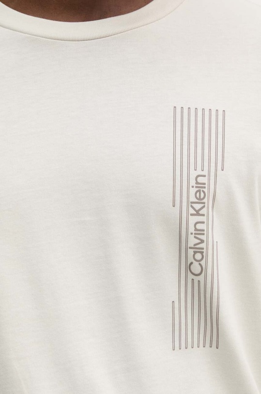 Calvin Klein longsleeve din bumbac K10K113589 verde
