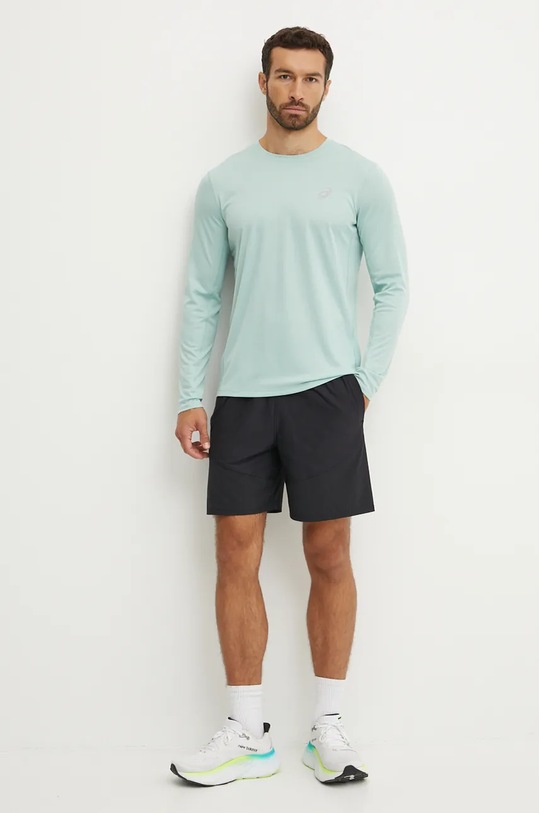 Běžecké triko s dlouhým rukávem Asics Core 2011C340.300 tyrkysová AW24