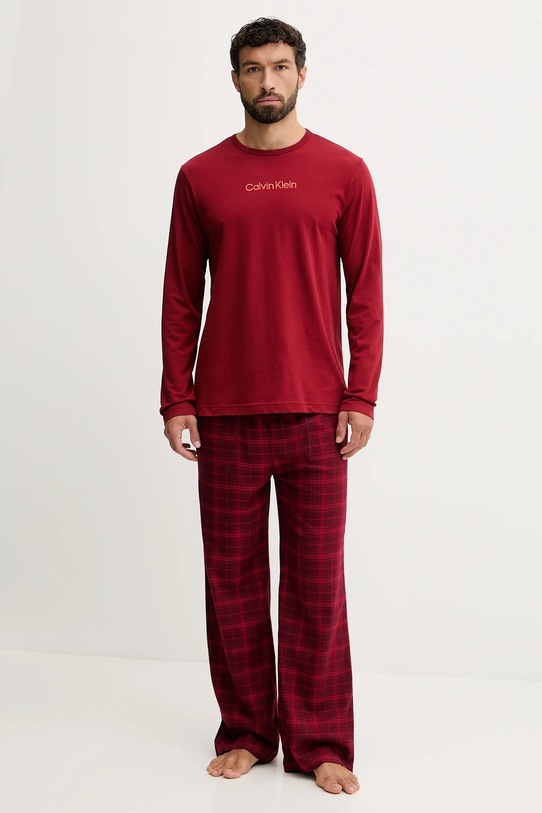 Calvin Klein Underwear t-shirt 000NM2771E bordowy AW25