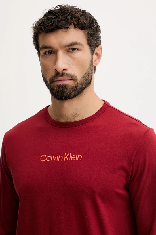 Calvin Klein Underwear t-shirt bordowy 000NM2771E
