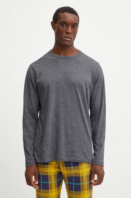 Majica kratkih rukava Calvin Klein Underwear pamuk siva 000NM2771E