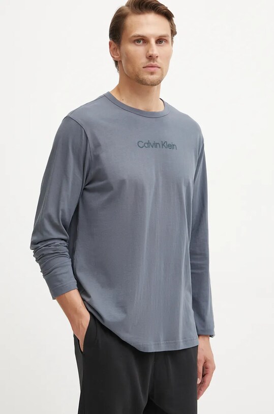 Футболка Calvin Klein Underwear хлопок серый 000NM2771E