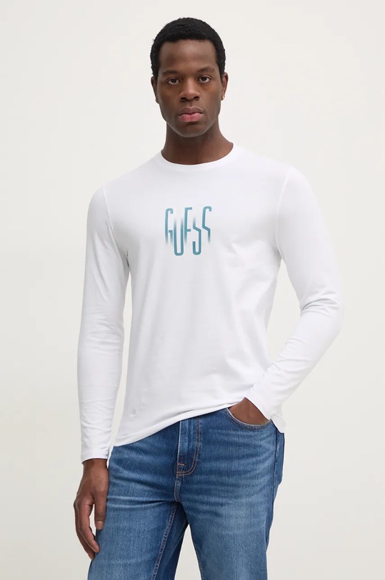 Лонгслів Guess slim білий M4BI34.J1314