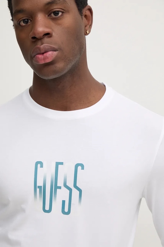 Majica dugih rukava Guess bijela M4BI34.J1314