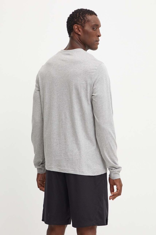 Odjeća Pamučna majica dugih rukava Reebok 100070998 siva