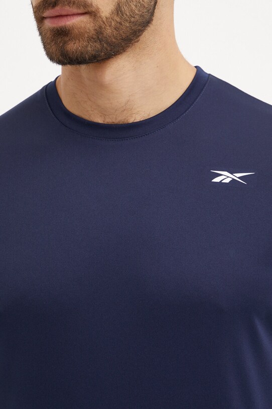 Tréningové tričko s dlhým rukávom Reebok 100065328 tmavomodrá