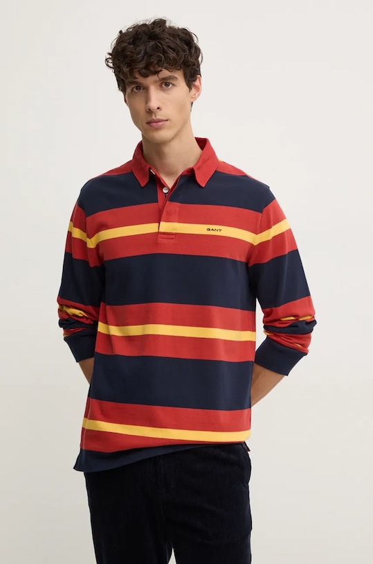 Îmbrăcăminte Gant longsleeve din bumbac 2015083 bleumarin