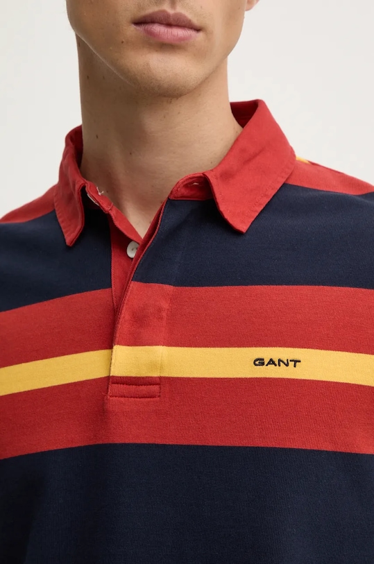 Gant longsleeve din bumbac bleumarin 2015083