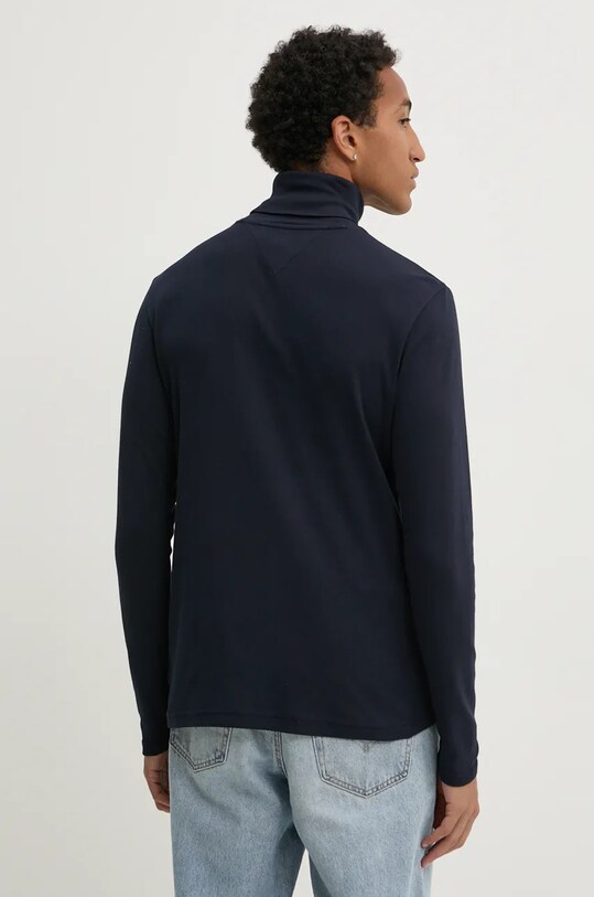 Oblečenie Bavlnené tričko s dlhým rukávom Tommy Hilfiger MW0MW36451 tmavomodrá