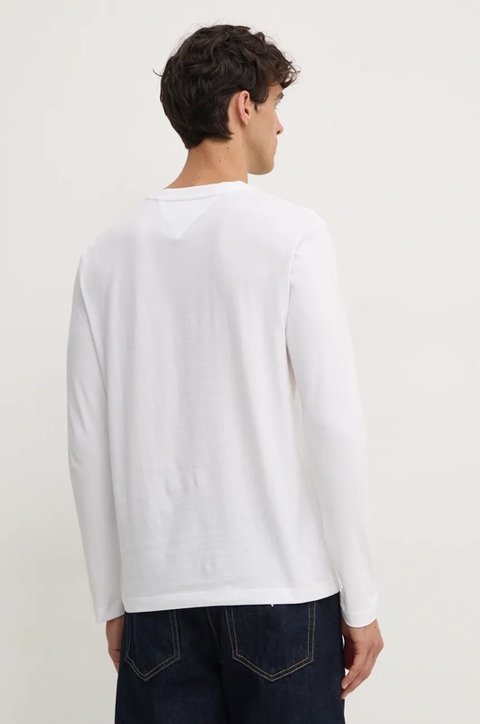 Îmbrăcăminte Tommy Hilfiger longsleeve din bumbac MW0MW36501 alb