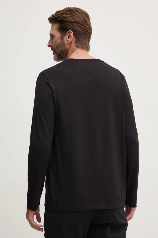 Îmbrăcăminte Tommy Hilfiger longsleeve din bumbac MW0MW36501 negru