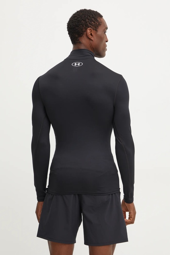Odzież Under Armour longsleeve treningowy ColdGear Elite Mock 1386942 czarny