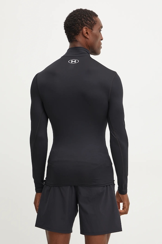 Odzież Under Armour longsleeve treningowy ColdGear Elite Mock 1386942 czarny