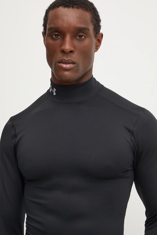 Under Armour longsleeve treningowy ColdGear Elite Mock czarny 1386942
