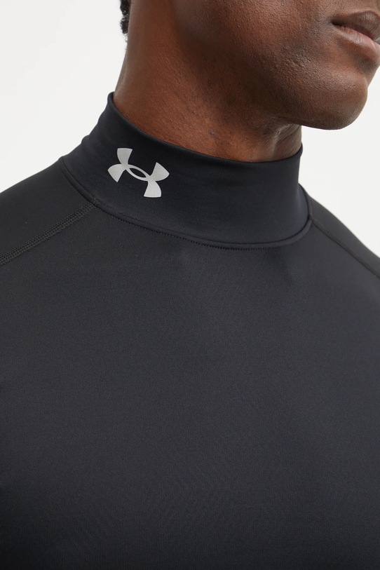 Under Armour longsleeve treningowy ColdGear Elite Mock 1386942 czarny