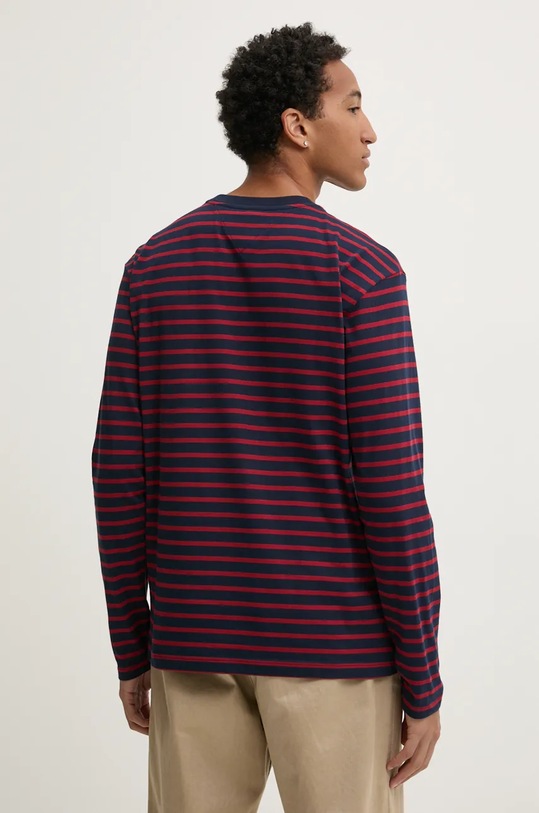 Îmbrăcăminte Tommy Jeans longsleeve din bumbac DM0DM20603 burgundia