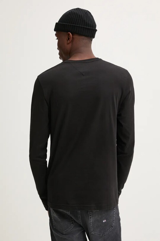 Одежда Хлопковый лонгслив Tommy Jeans 2 шт DM0DM20731 чёрный