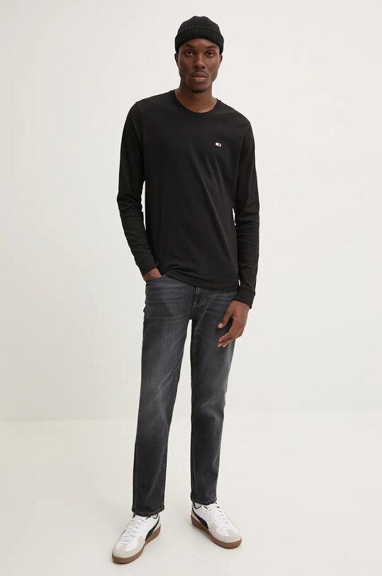 Хлопковый лонгслив Tommy Jeans 2 шт DM0DM20731