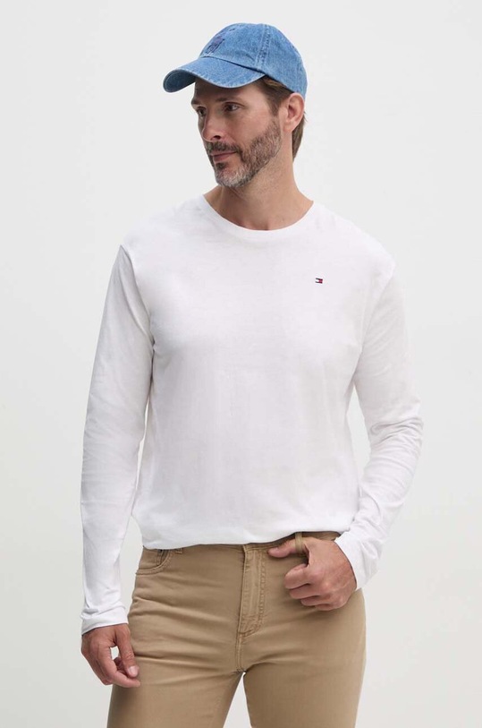 Tommy Hilfiger longsleeve bawełniany 3-pack biały UM0UM03378