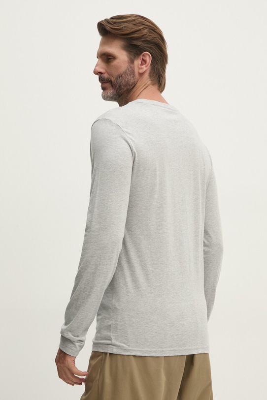 Βαμβακερή μπλούζα με μακριά μανίκια Tommy Hilfiger 3-pack UM0UM03378 γκρί