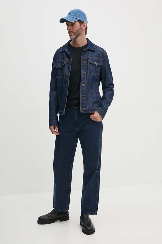 Βαμβακερή μπλούζα με μακριά μανίκια Tommy Hilfiger 3-pack UM0UM03378 μαύρο AW24