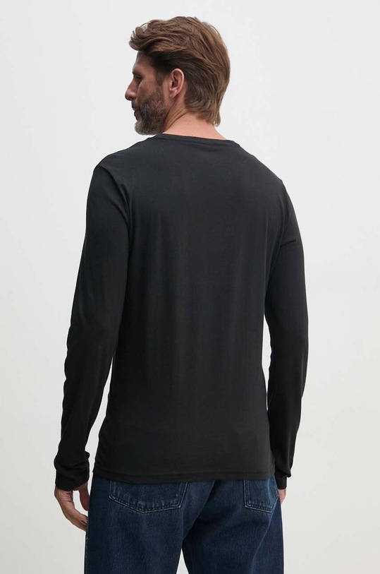 Ρούχα Βαμβακερή μπλούζα με μακριά μανίκια Tommy Hilfiger 3-pack UM0UM03378 μαύρο