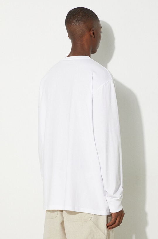 Clothing Carhartt WIP cotton longsleeve top Longsleeve Pocket I030437.02XX white