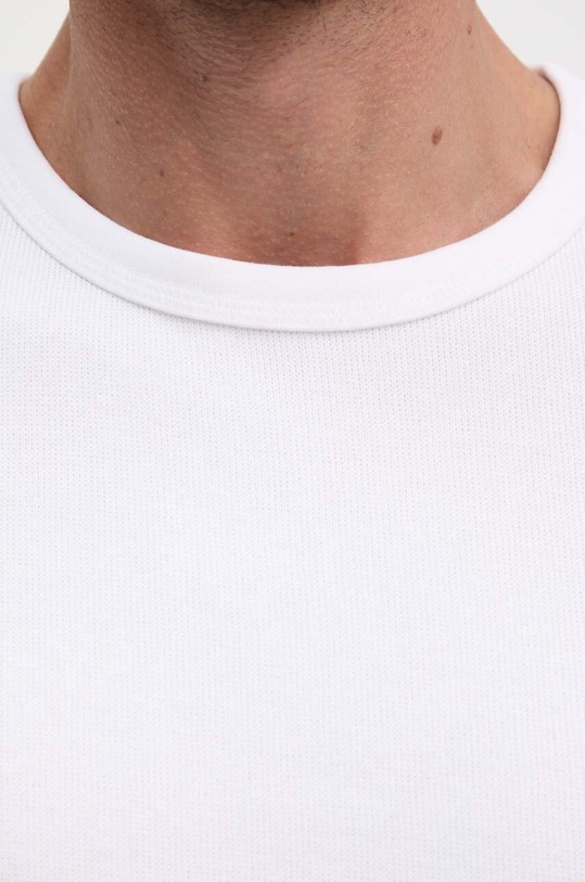Lindbergh longsleeve din bumbac 30.403021.WHITE alb