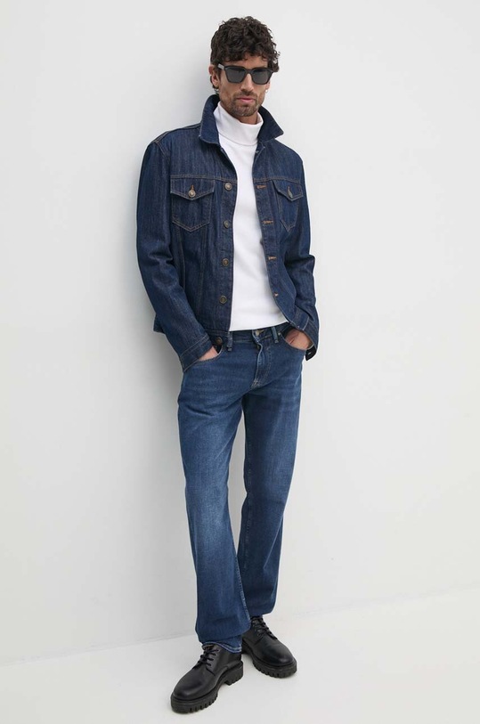 Lindbergh longsleeve din bumbac 30.403023.WHITE alb AW24