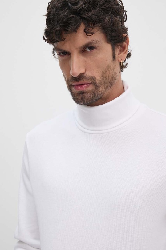 Lindbergh longsleeve din bumbac alb 30.403023.WHITE