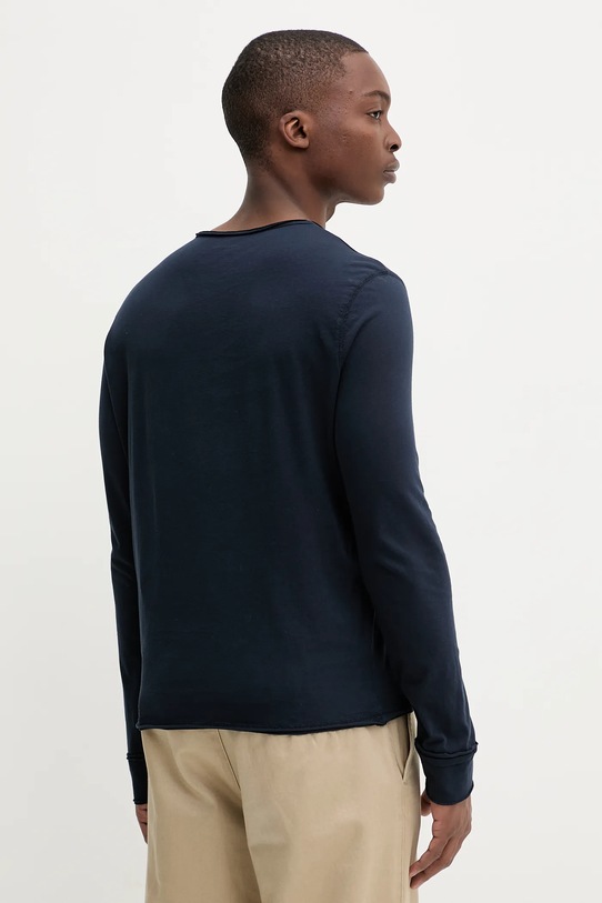 Одежда Хлопковый лонгслив ZADIG&VOLTAIRE JMTN01630 тёмно-синий