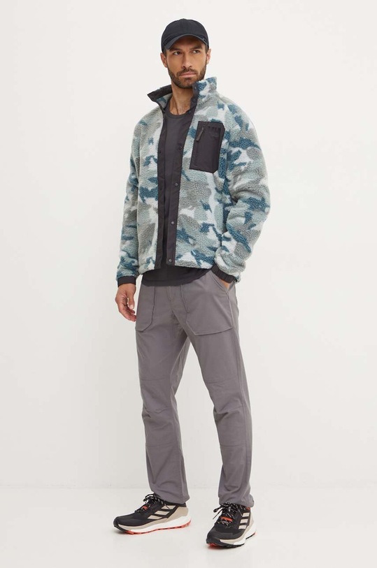 Fjallraven longsleeve Forever Nature Badge F87303.555 gri AW24