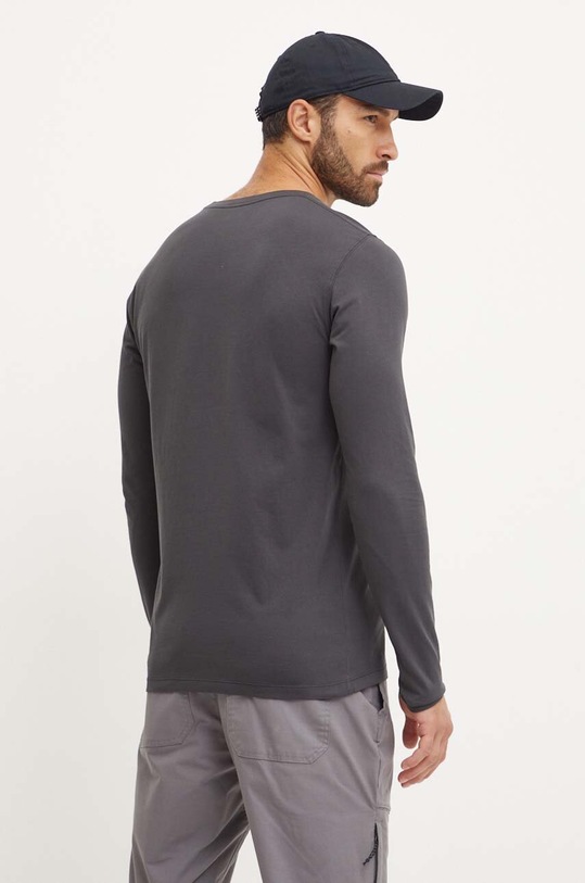 Îmbrăcăminte Fjallraven longsleeve Forever Nature Badge F87303.555 gri