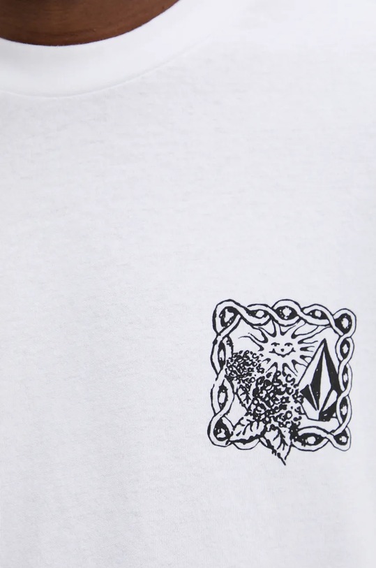 Volcom longsleeve bawełniany x KEUTCHI A3632407 biały
